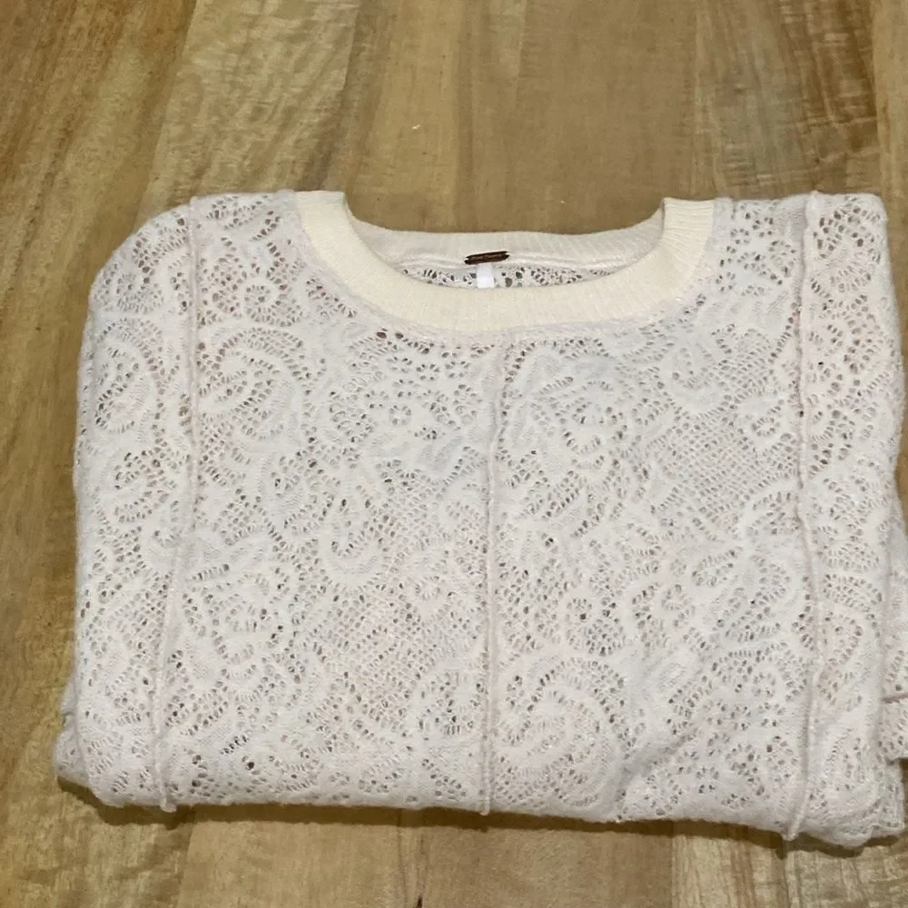 Free People‎ Coffee In The Morning Tunic Top Sz small nwot